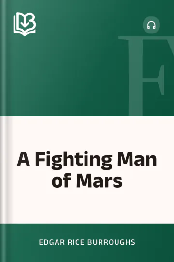 A Fighting Man of Mars by Edgar Rice Burroughs, book cover