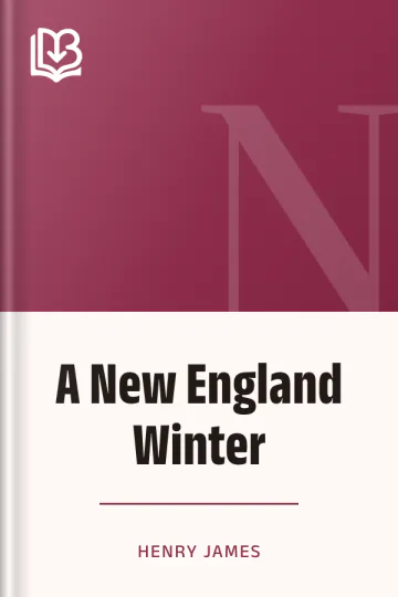 A New England Winter by Henry James, book cover