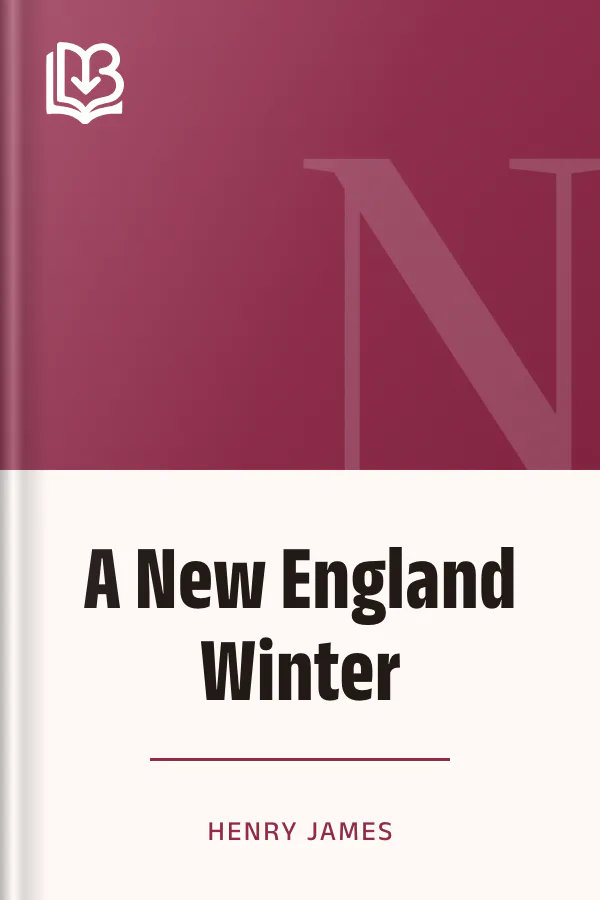A New England Winter by Henry James, book cover