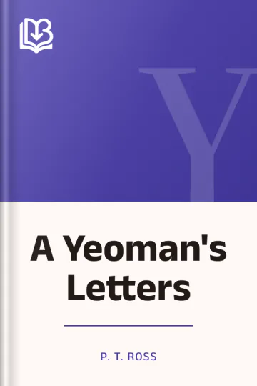 A Yeoman's Letters by P. T. Ross, book cover