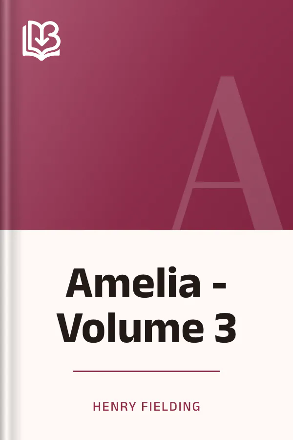 Amelia - Volume 3 by Henry Fielding, book cover