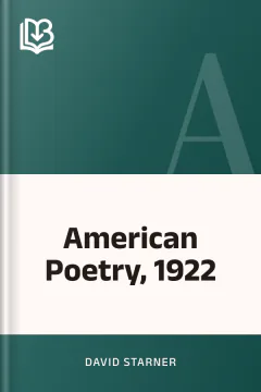 American Poetry, 1922 - David Starner