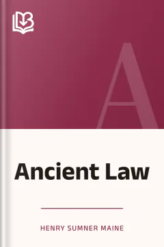 Ancient Law - Henry Sumner Maine