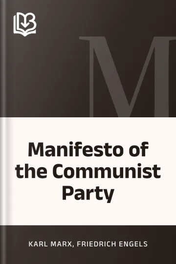 Manifesto of the Communist Party by Karl Marx, Friedrich Engels, book cover