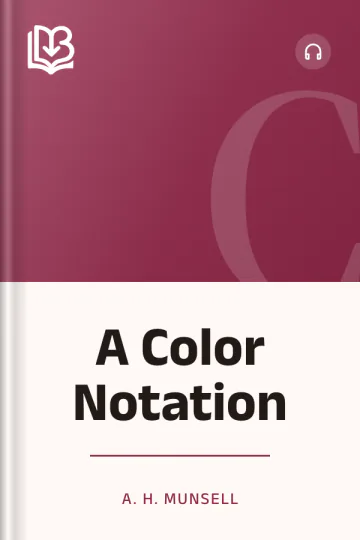 A Color Notation by A. H. Munsell, book cover