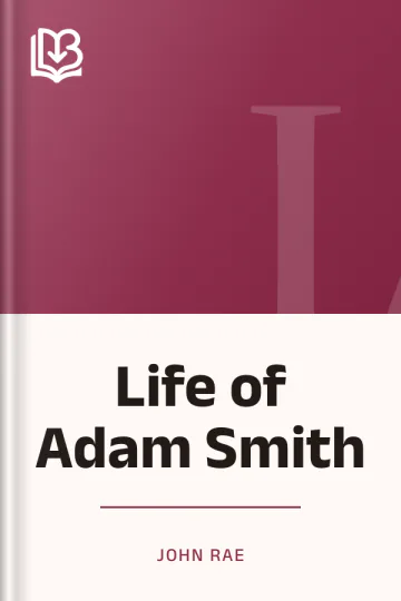 Life of Adam Smith by John Rae, book cover