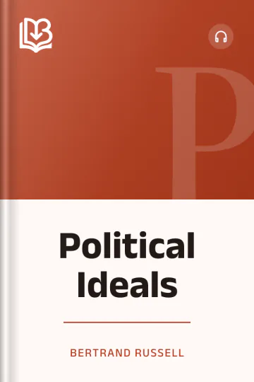 Political Ideals by Bertrand Russell, book cover