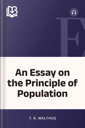An Essay on the Principle of Population by T. R. Malthus, book cover