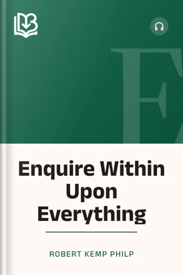 Enquire Within Upon Everything by Robert Kemp Philp, book cover
