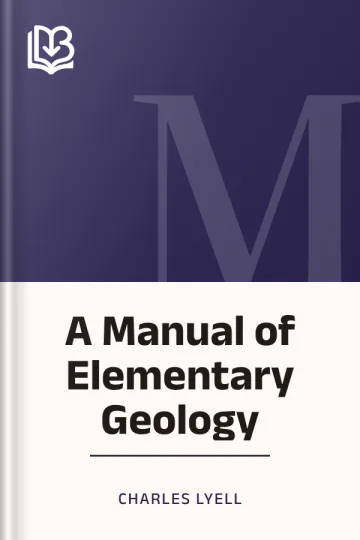 A Manual of Elementary Geology by Charles Lyell, book cover