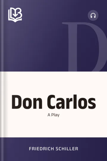 Don Carlos by Friedrich Schiller, book cover