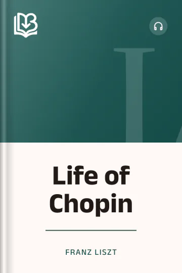 Life of Chopin by Franz Liszt, book cover