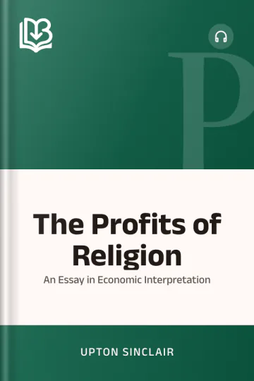 The Profits of Religion by Upton Sinclair, book cover
