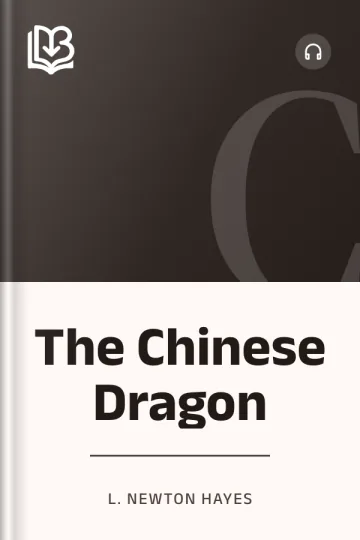 The Chinese Dragon by L. Newton Hayes, book cover