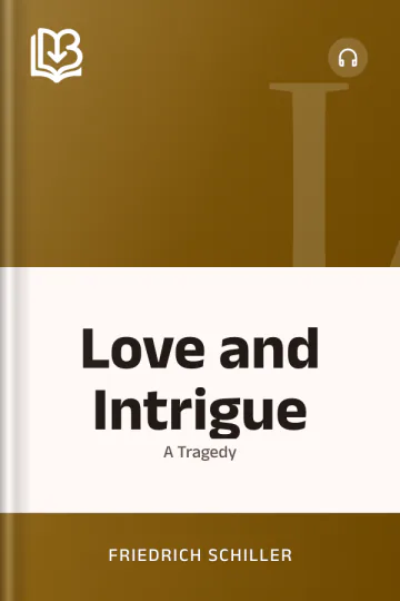 Love and Intrigue by Friedrich Schiller, book cover
