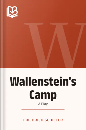 Wallenstein's Camp by Friedrich Schiller, book cover
