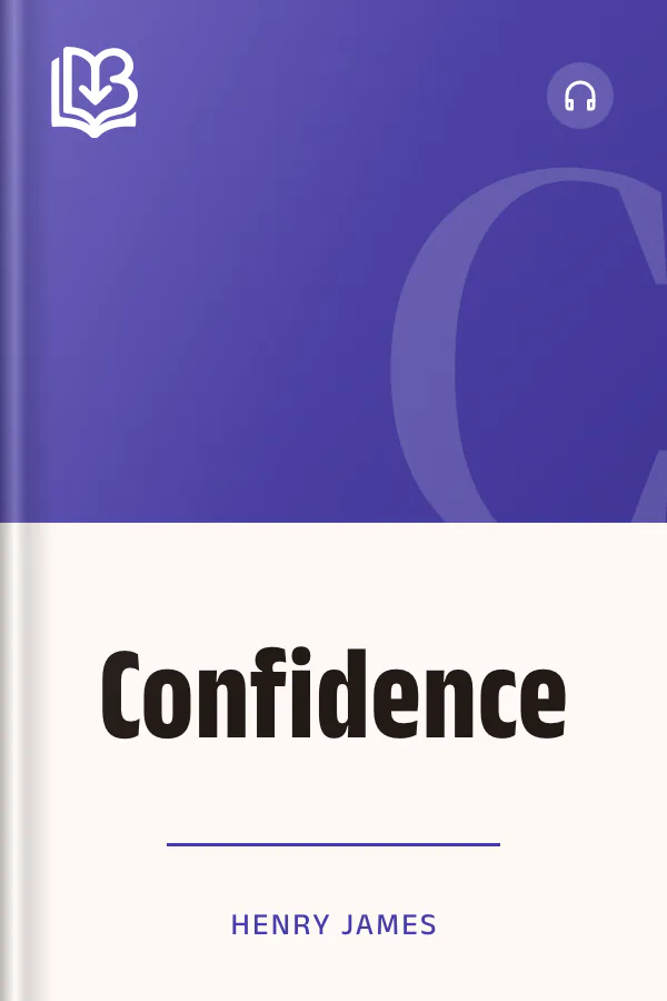 Confidence by Henry James, book cover