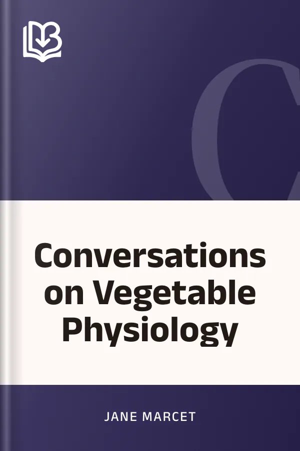 Conversations on Vegetable Physiology by Jane Marcet, book cover