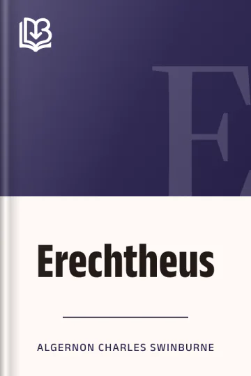 Erechtheus by Algernon Charles Swinburne, book cover