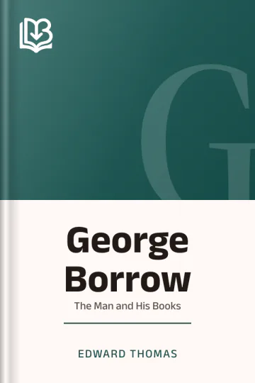 George Borrow by Edward Thomas, book cover
