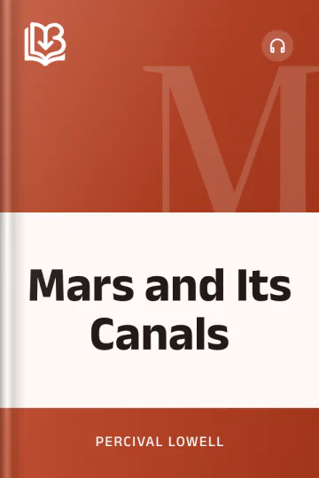 Mars and Its Canals by Percival Lowell, book cover