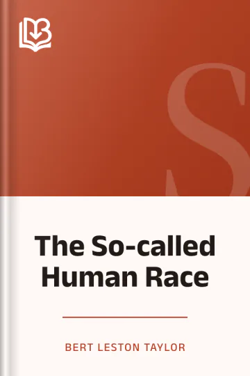 The So-called Human Race by Bert Leston Taylor, book cover