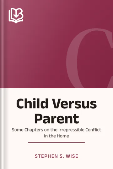 Child Versus Parent by Stephen S. Wise, book cover