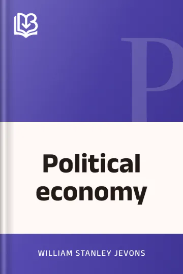 Political economy by William Stanley Jevons, book cover