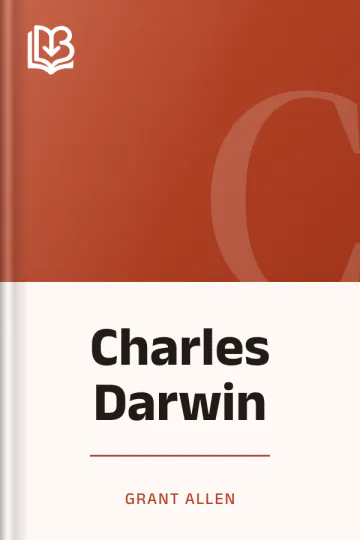 Charles Darwin by Grant Allen, book cover