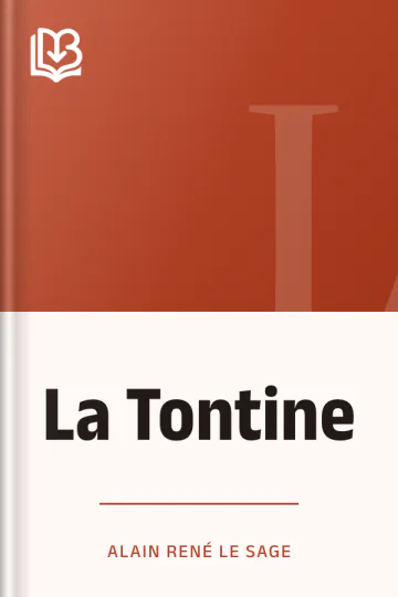 La Tontine by Alain René Le Sage, book cover