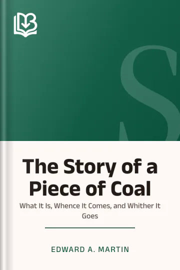 The Story of a Piece of Coal by Edward A. Martin, book cover