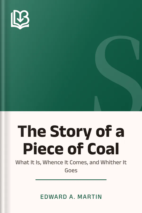 The Story of a Piece of Coal by Edward A. Martin, book cover