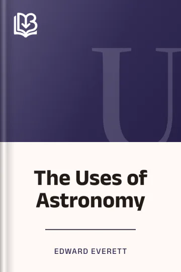 The Uses of Astronomy by Edward Everett, book cover