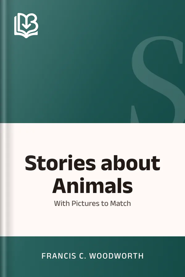 Stories about Animals by Francis C. Woodworth, book cover