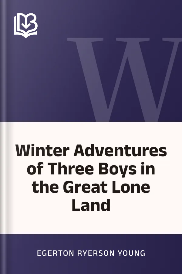 Winter Adventures of Three Boys in the Great Lone Land by Egerton Ryerson Young, book cover