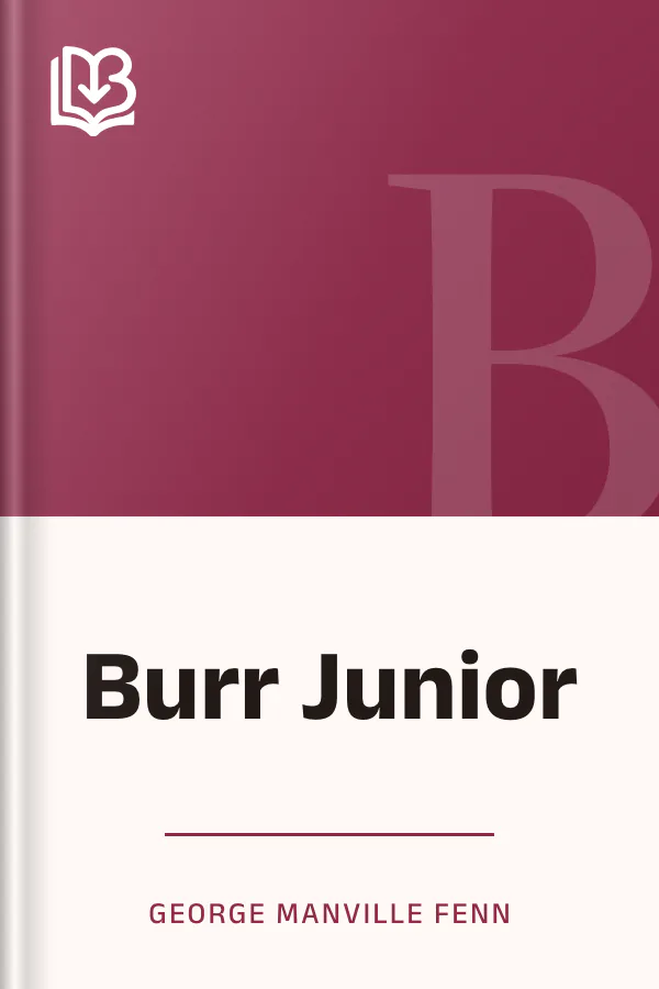Burr Junior by George Manville Fenn, book cover