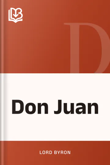 Don Juan by Lord Byron, book cover