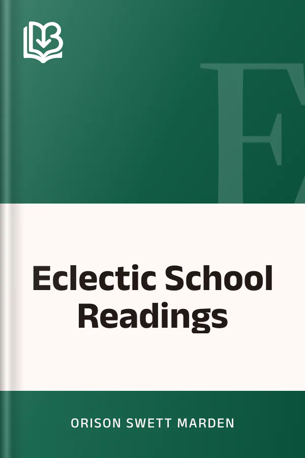 Eclectic School Readings by Orison Swett Marden, book cover