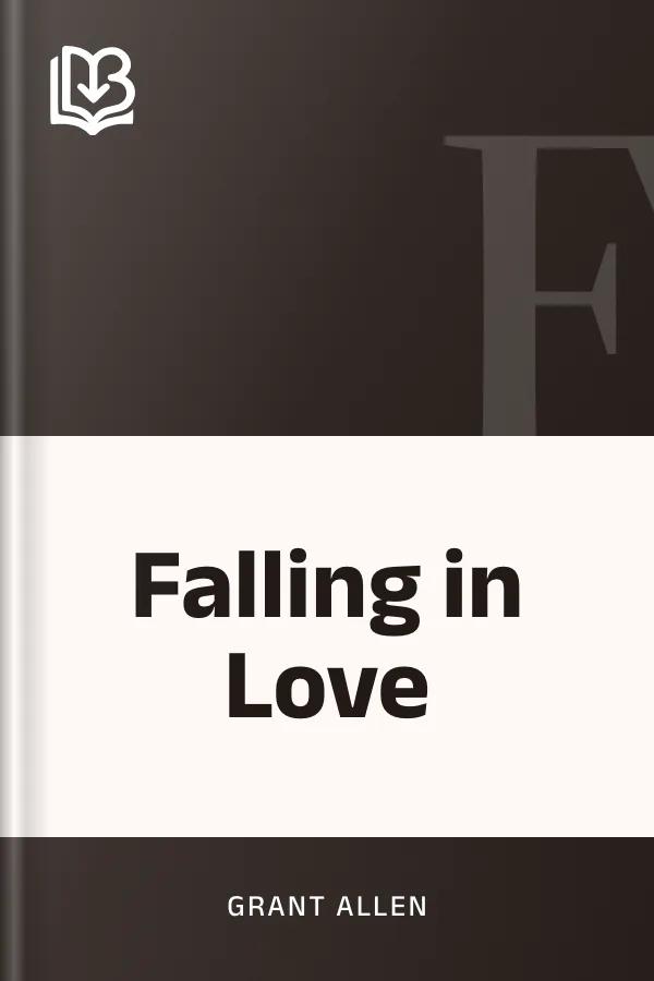 Falling in Love by Grant Allen, book cover