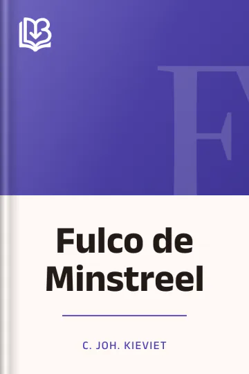 Fulco de Minstreel by C. Joh. Kieviet, book cover