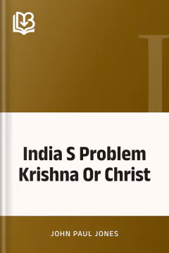India S Problem Krishna Or Christ - John Paul Jones