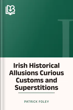 Irish Historical Allusions Curious Customs and Superstitions - Patrick Foley