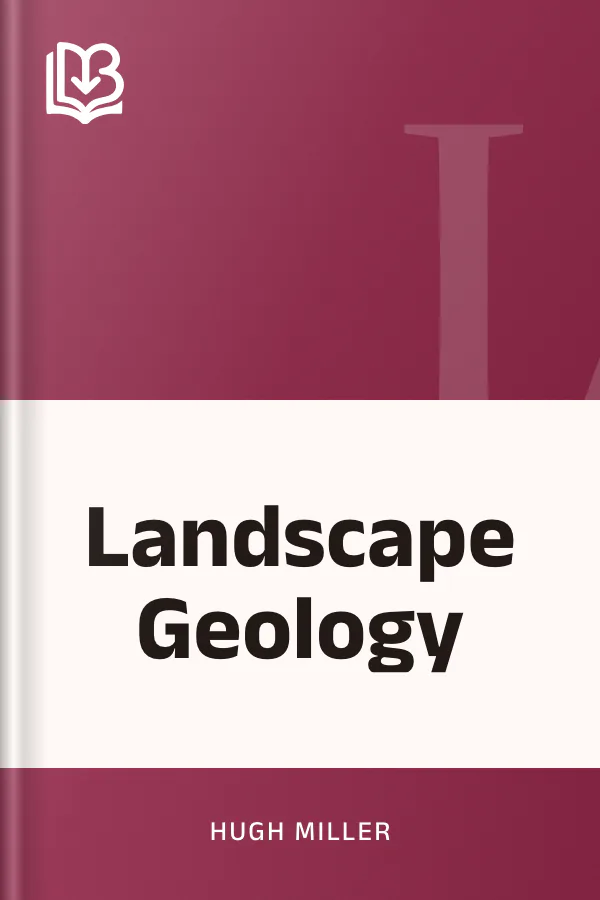 Landscape Geology by Hugh Miller, book cover