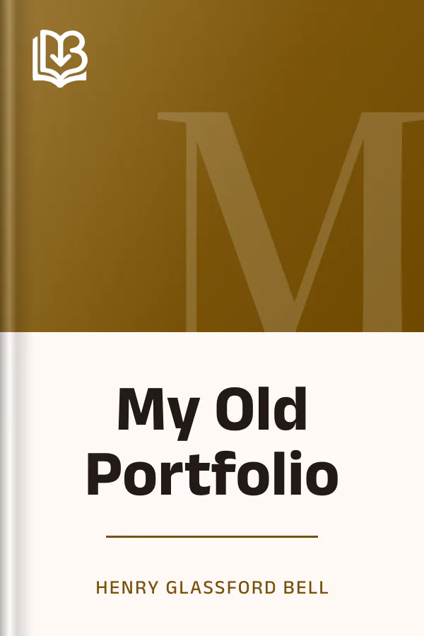 My Old Portfolio by Henry Glassford Bell, book cover