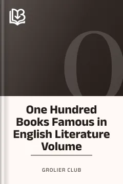 One Hundred Books Famous in English Literature Volume - Grolier Club