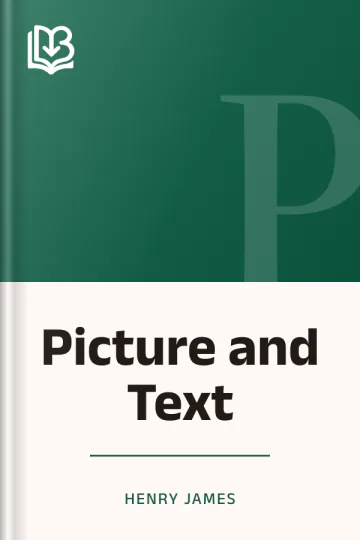 Picture and Text by Henry James, book cover
