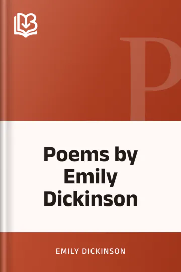 Poems by Emily Dickinson by Emily Dickinson, book cover