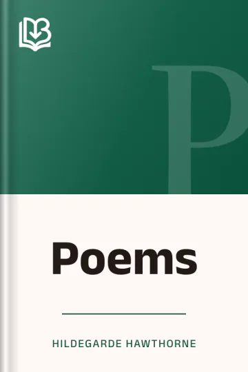 Poems by Hildegarde Hawthorne, book cover