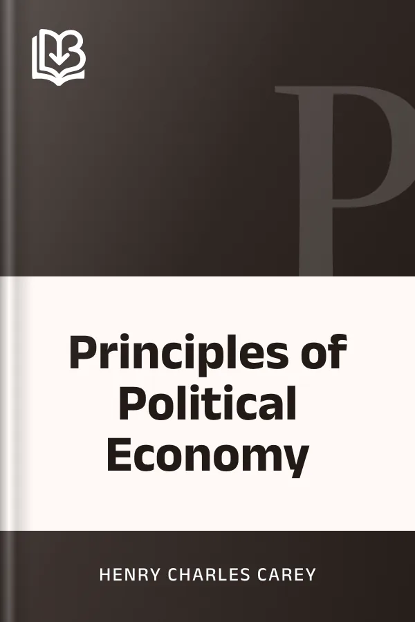 Principles of Political Economy by Henry Charles Carey, book cover