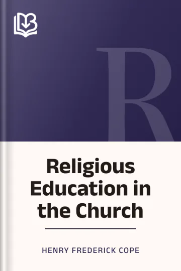 Religious Education in the Church by Henry Frederick Cope, book cover